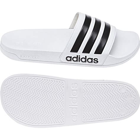 adidas latschen weiß|Adidas schwimmbad schuhe.